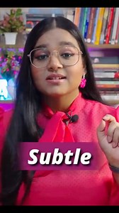 127K views · 3.3K reactions | How To Pronounce - SUBTLE (with meaning and examples) | Speak English with Shivangi | Facebook