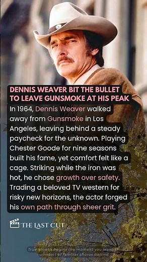 Dennis Weaver Bit The Bullet To Leave Gunsmoke At His Peak