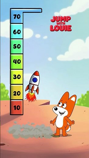Louie’s Rocket Jump Challenge for 70 Coins! 🚀💰 #shorts #game #rocket #fyp #trending