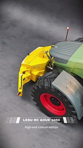 RC镭速Fendt 1050拖拉机配重前杠全新涂装 定制色 白搭 #改装升级 #匠心制作 #农业机械