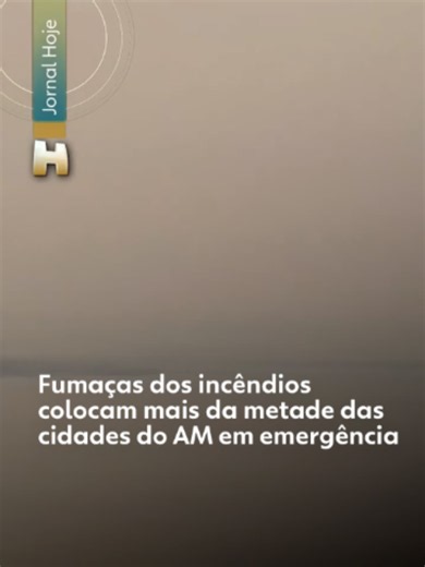 Fumaças no AM - Os incêndios florestais já colocaram 36 dos 62 municípios do Amazonas, mais da metade do estado, em situação de emergência. A crise provocada pelo avanço do fogo e pela fumaça levou à suspensão de aulas, à paralisação de atividades ao ar livre, ao envio de alertas de saúde à população e ao reforço das operações de combate às queimadas em diversas regiões do estado. Aeronaves do Ibama lançaram mais de 10 mil litros de água sobre focos de incêndio na Região Metropolitana de Manaus 