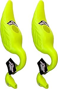 Head Rush Flamingo Bird Beer Bong, Uniquely Shaped Beer Funnel, Multi-use Drinking Funnel, Party Essentials for Adults, Drinking Games Accessories, Bright Yellow 2-Pack