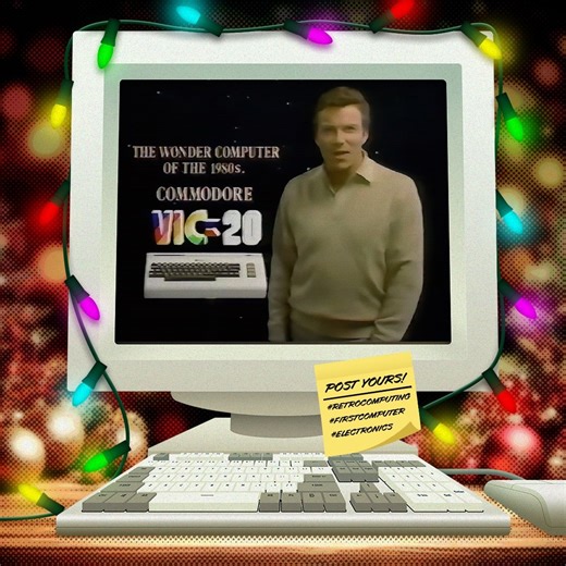 Day 3: Retrocomputing Advent Calendar – Commodore VIC-20 #retrocomputing #firstcomputer #electronics