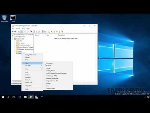 Active Directory's delegation of control wizard in Windows Server 2016