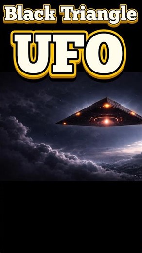 Black Triangle UFO Caught on Camera!