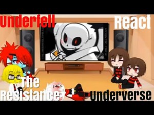 Underfell react to Underverse "The Resistance"||GachaClub||2.5