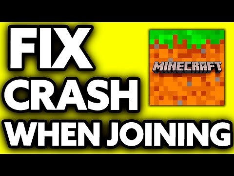 How To Fix Minecraft Crashing When Joining a World [ONLY Way!]