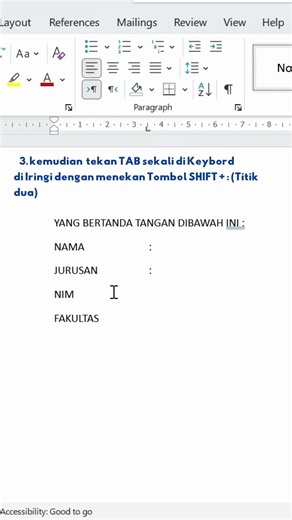 Word Untuk Pemula #shorts #microsoftword #tipscepat #tutorial