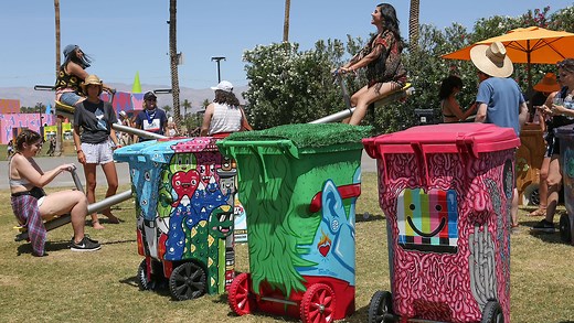 Coachella generates 107 tons of solid waste each day. About 20% of it gets recycled.