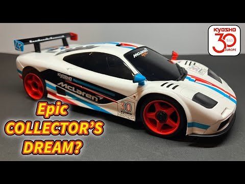 Kyosho Europe's 30th Anniversary Edition legendary McLaren F1 GTR Mini-Z — and this thing is Epic!