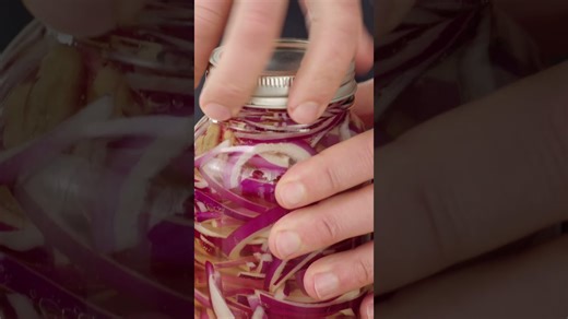 Pickled red onions made easy