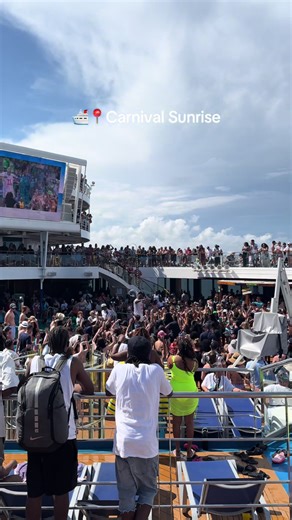 A week aboard the Carnival Sunrise! ☀️🛳️ #carnival #cruise #sailawayparty #bahamas