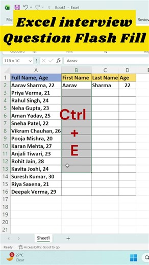 👉 Ms excel interview questions and answers | Excel | #shorts #interview #npstudyzone #excel