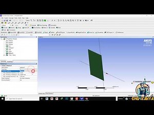 19- شرح أمر MID_SURFACE في نافذة التصميم (DESIGNMODELER) ANSYS WORKBEANCH FLUENT TUTORIAL