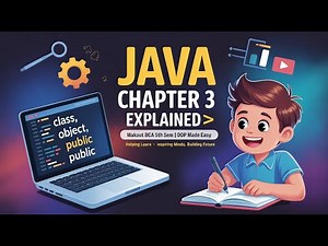 Java Chapter 3 Explained 🔍 | MAKAUT BCA 5th Sem | Object Oriented Programming Made Easy HelpigLearn