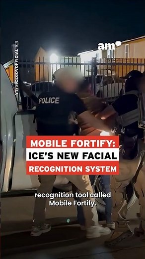 #ICE is testing a new Face ID tool called Mobile Fortify. 📲#ICERaids