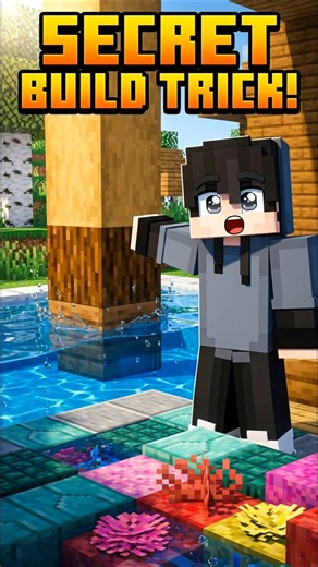 secret building trick Minecraft