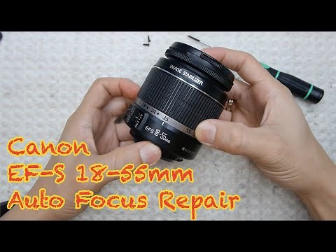 Canon EF-S 18-55mm kit lens Auto Focus repair under 12minute !