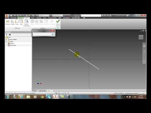Inventor 03-29 Measuring the Length of a Line Segment