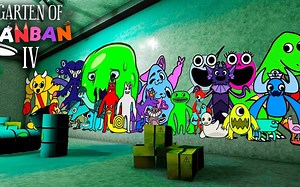 Garten of Banban 4 - ALL BOSSES   ENDING (Gameplay)