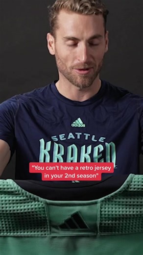 Seattle Kraken Retro Jersey and Scarf Collection