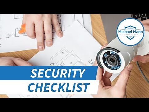 The Complete Checklist for Security Planning