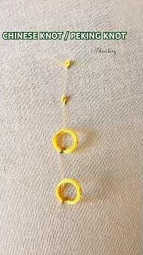 🪡Chinese Knot / Peking Knot Hand Embroidery