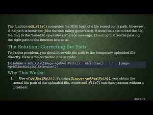Troubleshooting the md5_file Function in Laravel