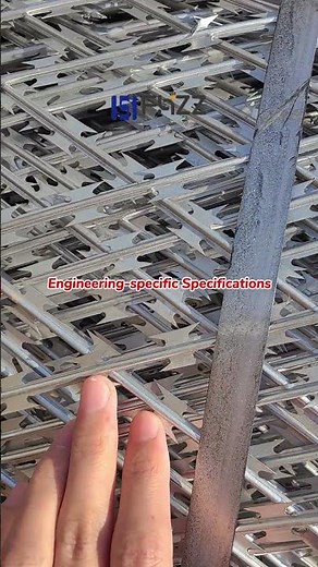 Galvanized Steel Razor Wire, BTO-22 Type Welded Razor Mesh Wire Fence, Security Razor Wire Fencing