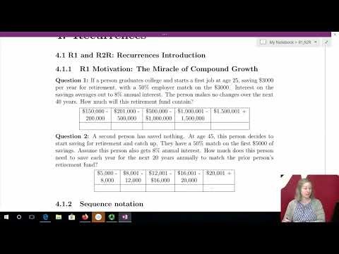 Recurrences 1 Introduction part 1