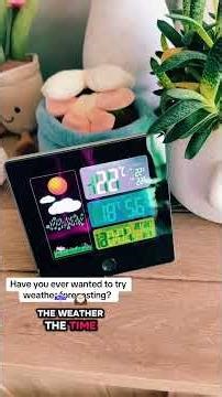 Stay ahead of the weather in style with the Red5 LED Weather Station! 🌦️✨ This sleek and modern