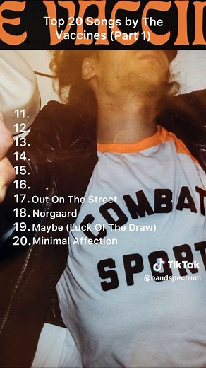 Top 20 Songs By The Vaccines (Part 1) #thevaccines #rock #indie #fyp #foryoupagе