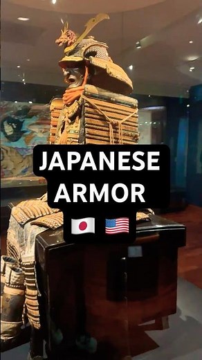 🇯🇵 🇺🇸 Japanese Samurai Armor of the Edo Period Tosei Gusoku of Abe Masayoshi 1700–1740 #history