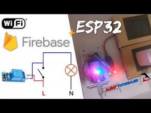 Tutorial Cómo Controlar una Lámpara o Luz LED con WiFi Usando ESP32 y Firebase
