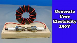 Generate Free Electricity 230V and 30KW at Home with spark plug | Multi Tech Info