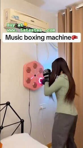 Music boxing machine, home strength training for men, women and kids.