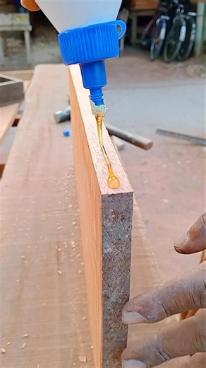 How to Join Wood Using Foam Glue and Nails#Woodworking #DIY #WoodJoinery #Carpentry #Handmade #wood