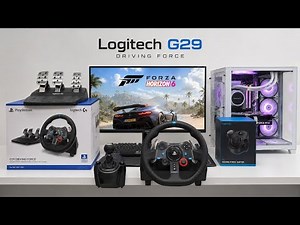 🎮Logitech G29 Steering Wheel for PS4/PS5/PC + Shifter logitech unboxing + Gameplay 🔥