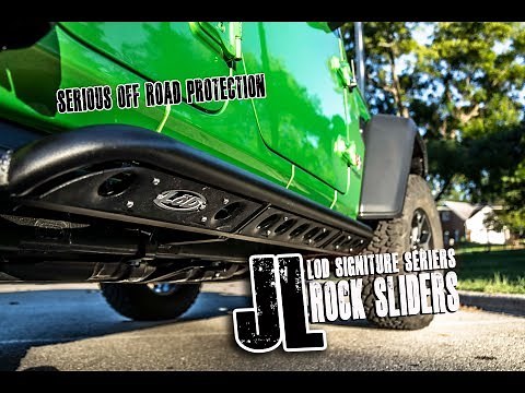 Jeep JL Wrangler Unlimited Rock Sliders - LoD signature Series Rock slider install