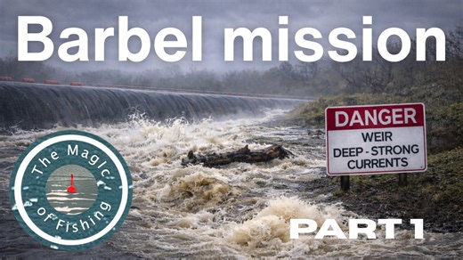 Part 1: Extreme barbel fishing below the legendary weir