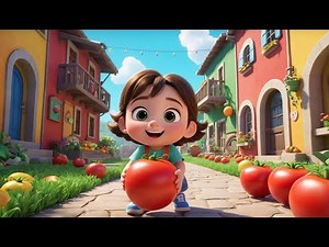 Dancing Tomatoes – How Many Bounce Together | Fun Song for Kids | Silly Vegetable Rhyme