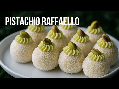 Pistachio Raffaello – Easy No-Bake Coconut Truffles