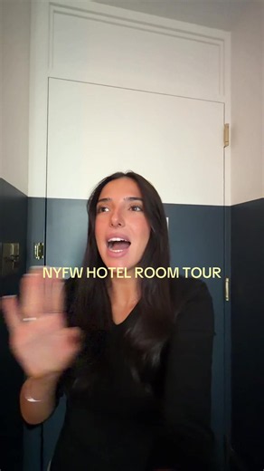 nyfw hotel room tour