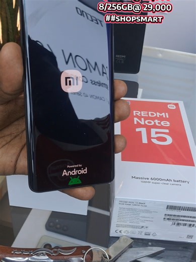 Redmi Note 15 4G Key Features RAM: 8GB Internal Storage: 256GB Display: 6.77 MP AMOLED OS: Android 15, up to 4 major Android upgrades, HyperOS 2 Chipset: Mediatek Helio G100 Ultra (6 nm) Main Camera: 108MP Auxiliary Lens Selfie Lens: 20MP Network: Wi-Fi, Bluetooth v5.3, USB Type-C 2.0, NFC Battery: 6000mAh, 33W Colorways: Black, Forest Green, Glacier Blue, Purple #redminote15 #gadgetyunixkenya #phoneshop #sales #unboxingvideo