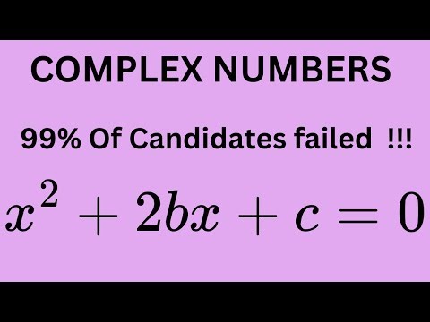 EXAMINABLE QUESTION ON COMPLEX NUMBERS/ COMPLEX ANALYSIS !!!