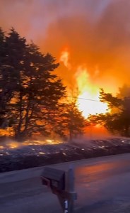 Video from Wednesday night’s brush fire in Hominy, Oklahoma.2/11/26 credit: Hominy Fire & Rescue #caughtthefirebug #Oklahoma #wildfire | Caught The Fire Bug