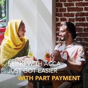 Being with ACCA just got easier with Part Payment. Split your subscription fees into manageable instalments. See how: https://www.youtube.com/watch?v=b986hCfG2yA&t=5s | ACCA | Facebook