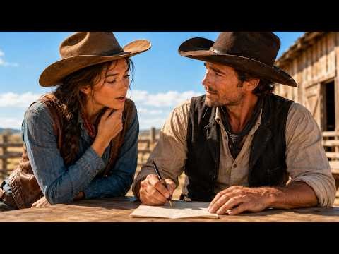 “Teach Me to Read,” the Cowboy Said — The First Word He Wrote Was the Cowgirl’s Name