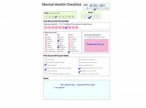 Mental Health Checklist for Adults, Mental Health Tracker, Daily Mood Tracker Print, Mental Health Check in Sheets, Mood Tracker PDF, Pastel - Etsy
