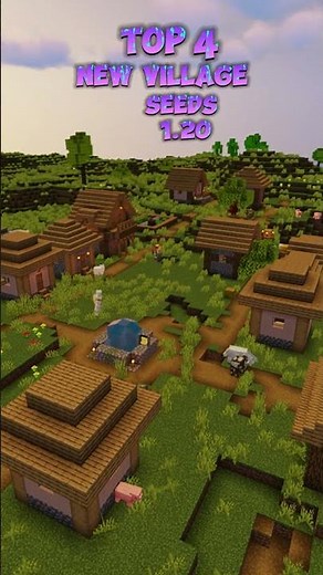 TOP 4 BEST VILLAGE SEEDS MINECRAFT 1.20